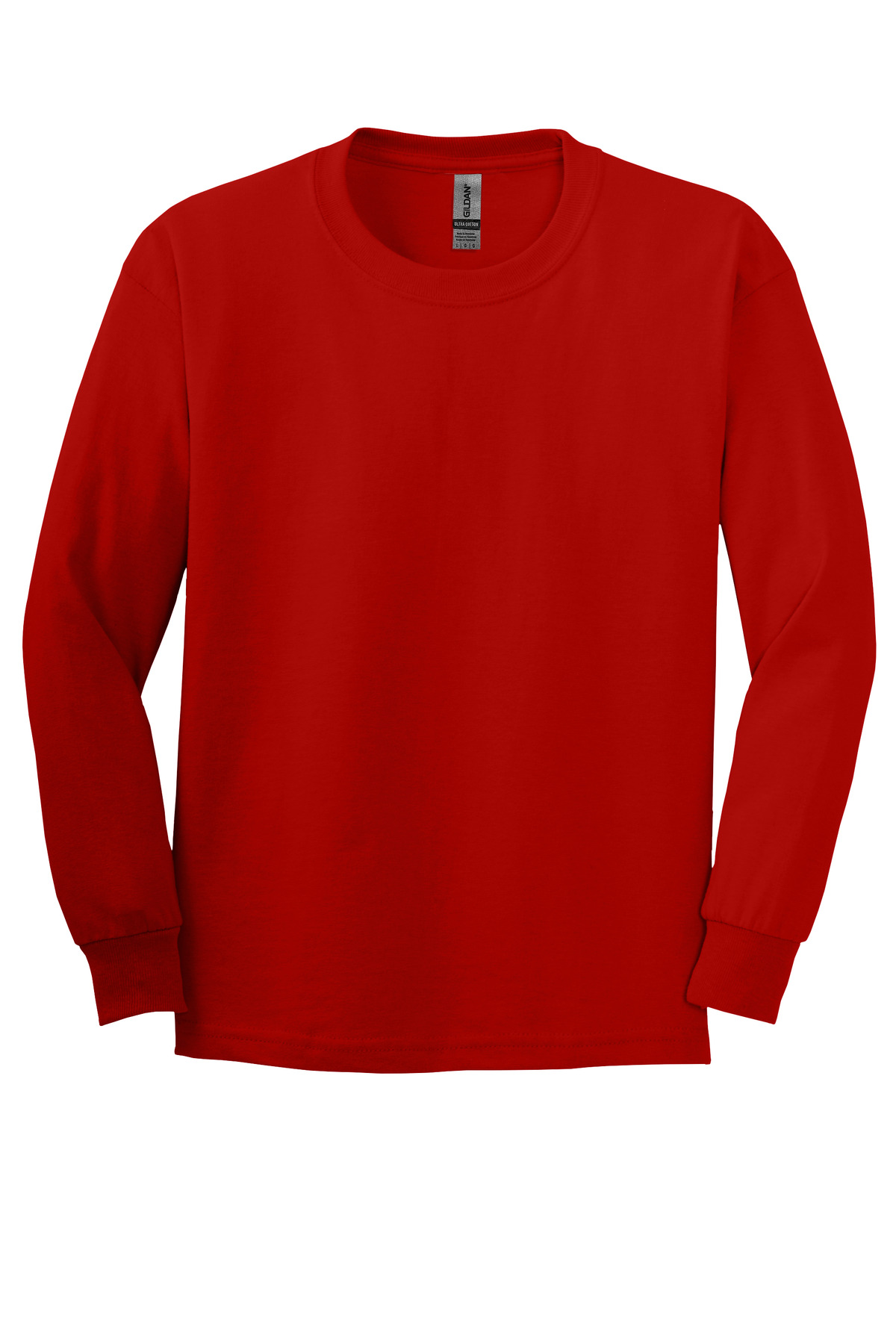 Gildan – Youth Ultra Cotton 100% US Cotton Long Sleeve T-Shirt.  2400B