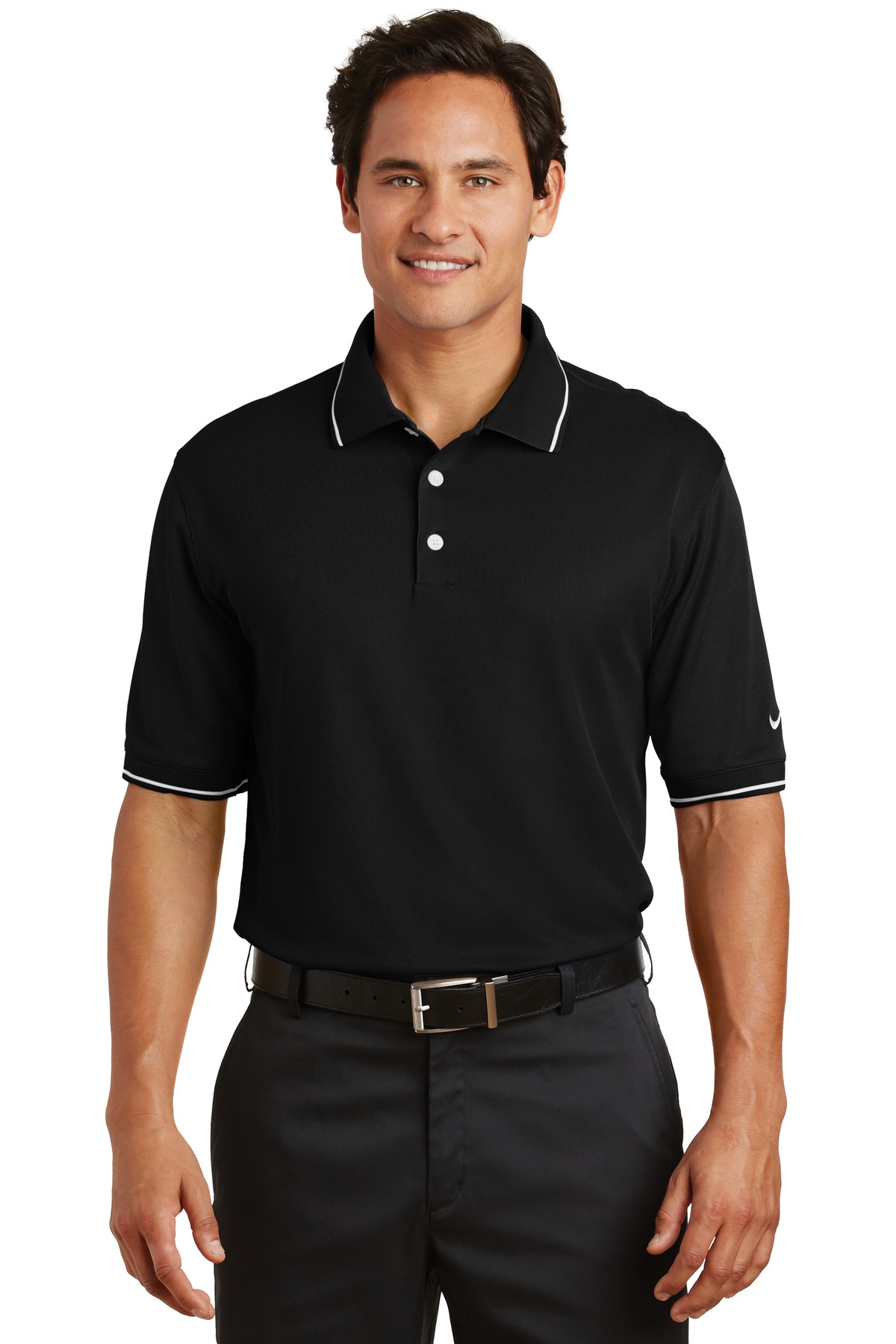 DISCONTINUED Nike Dri-FIT Classic Tipped Polo.  319966