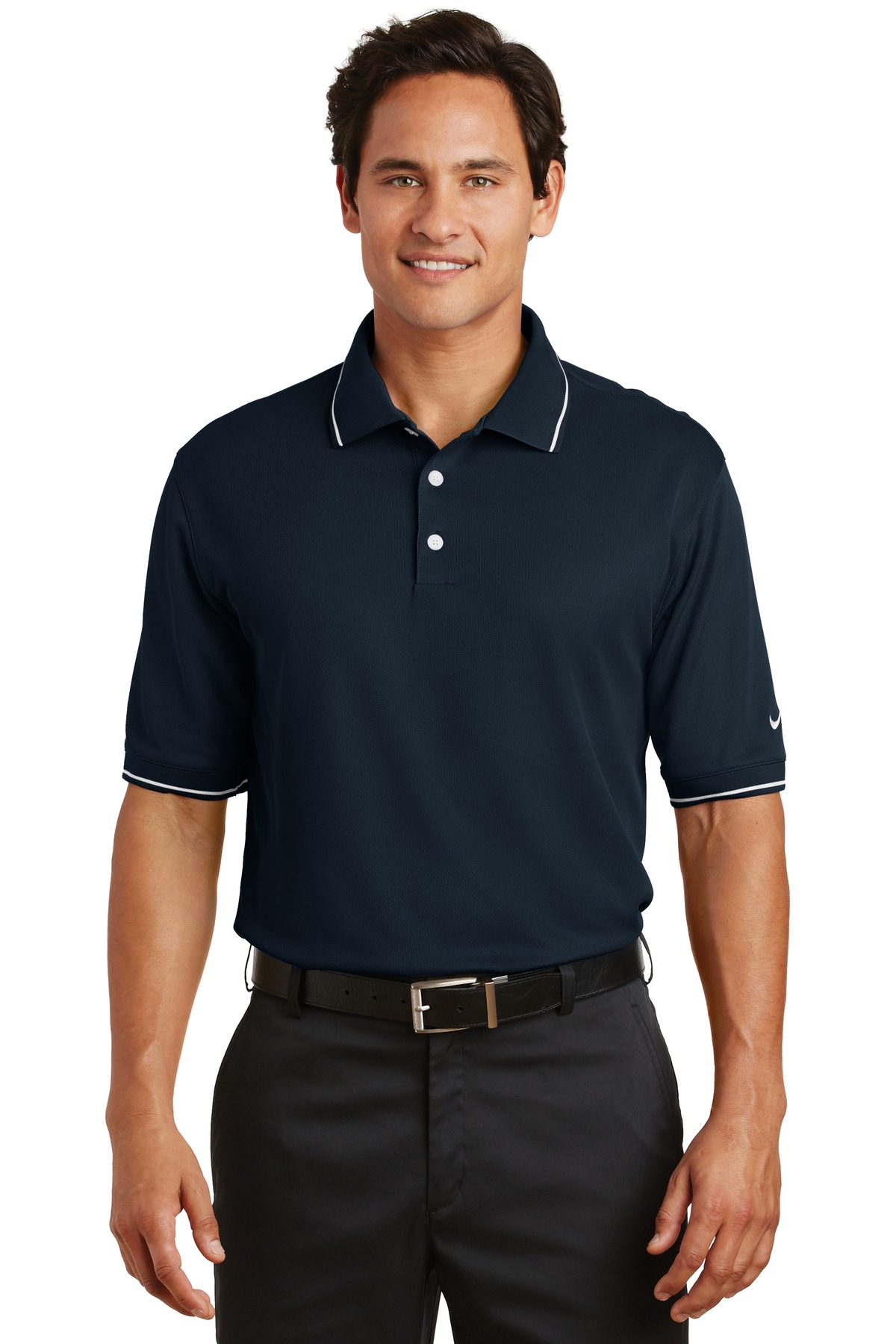 DISCONTINUED Nike Dri-FIT Classic Tipped Polo.  319966