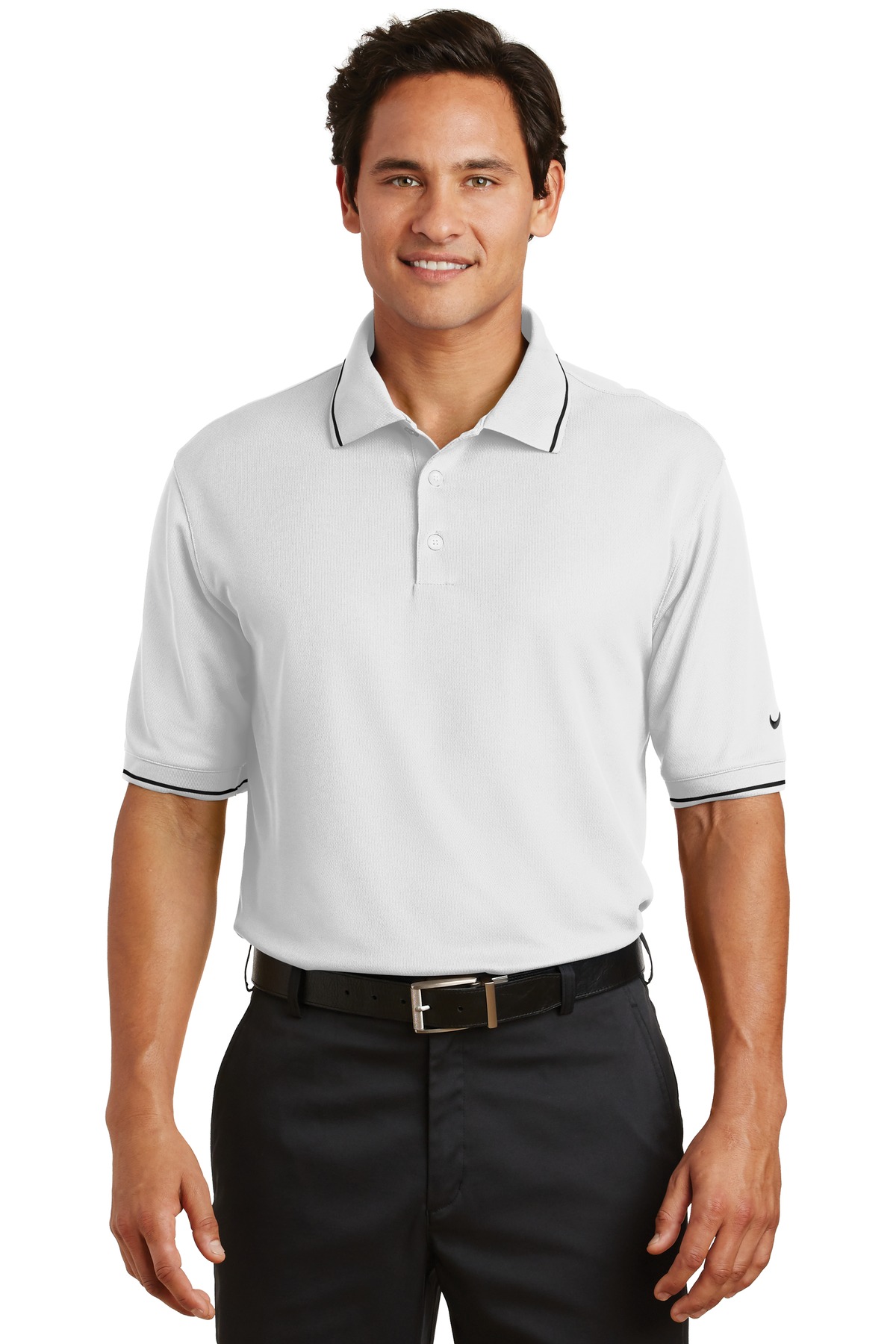 DISCONTINUED Nike Dri-FIT Classic Tipped Polo.  319966