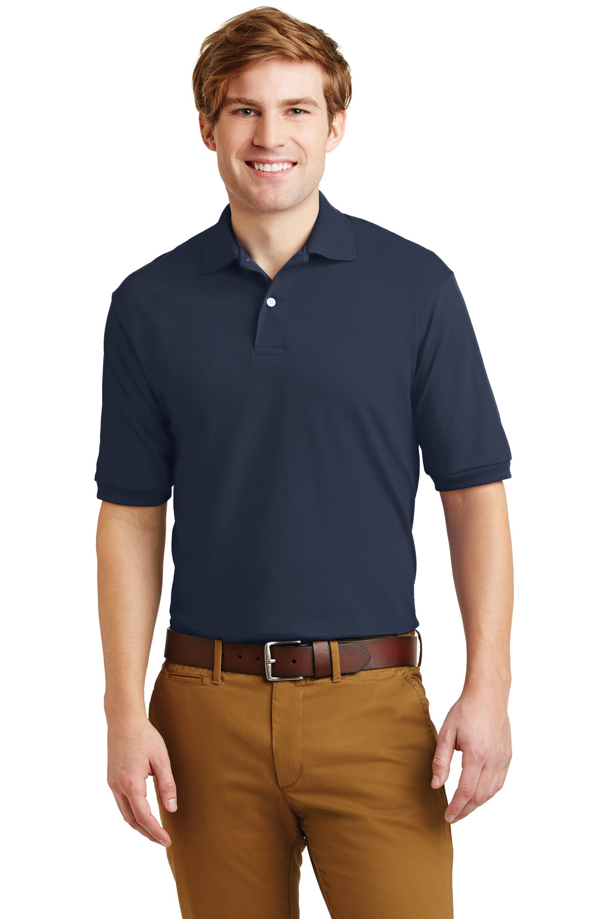 Jerzees – SpotShield 5.4-Ounce Jersey Knit Sport Shirt. 437M