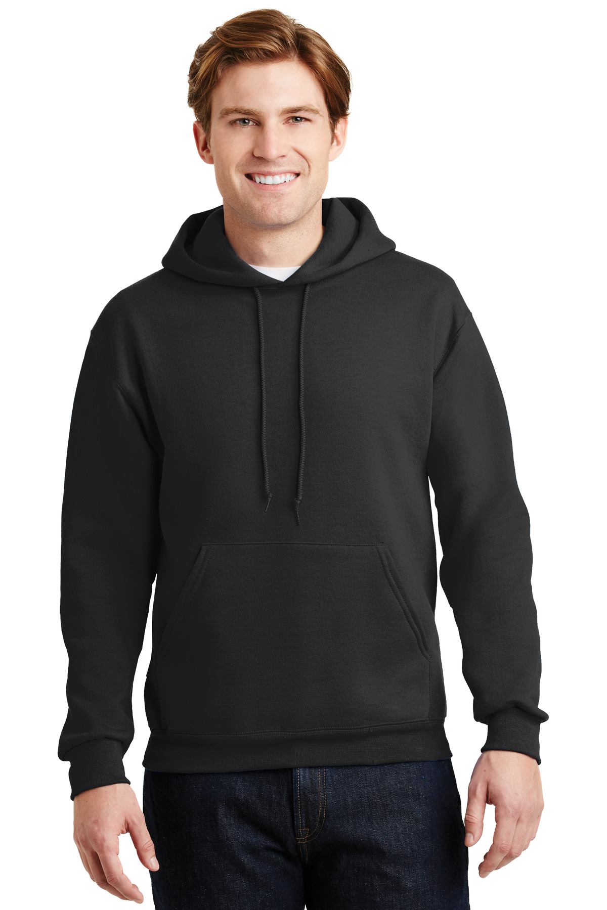 Jerzees Super Sweats NuBlend – Pullover Hooded Sweatshirt.  4997M