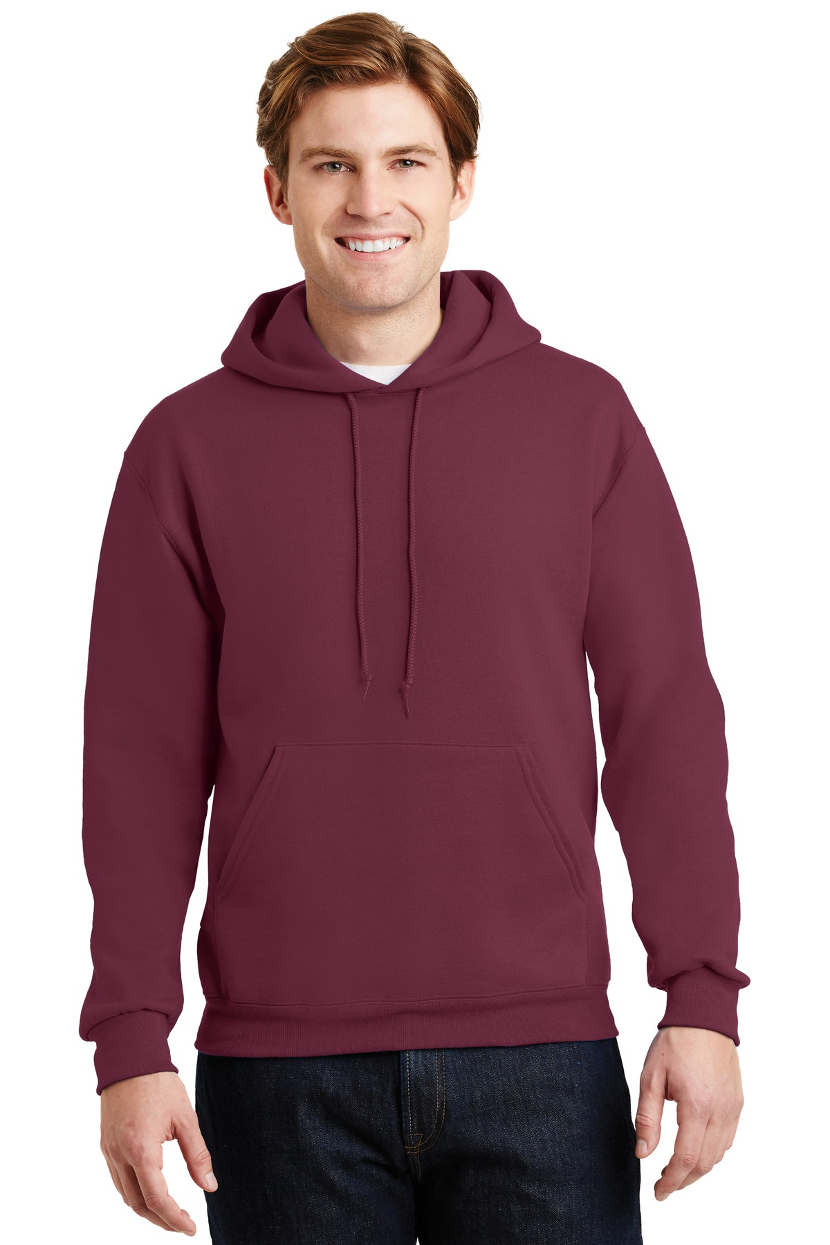 Jerzees Super Sweats NuBlend – Pullover Hooded Sweatshirt.  4997M