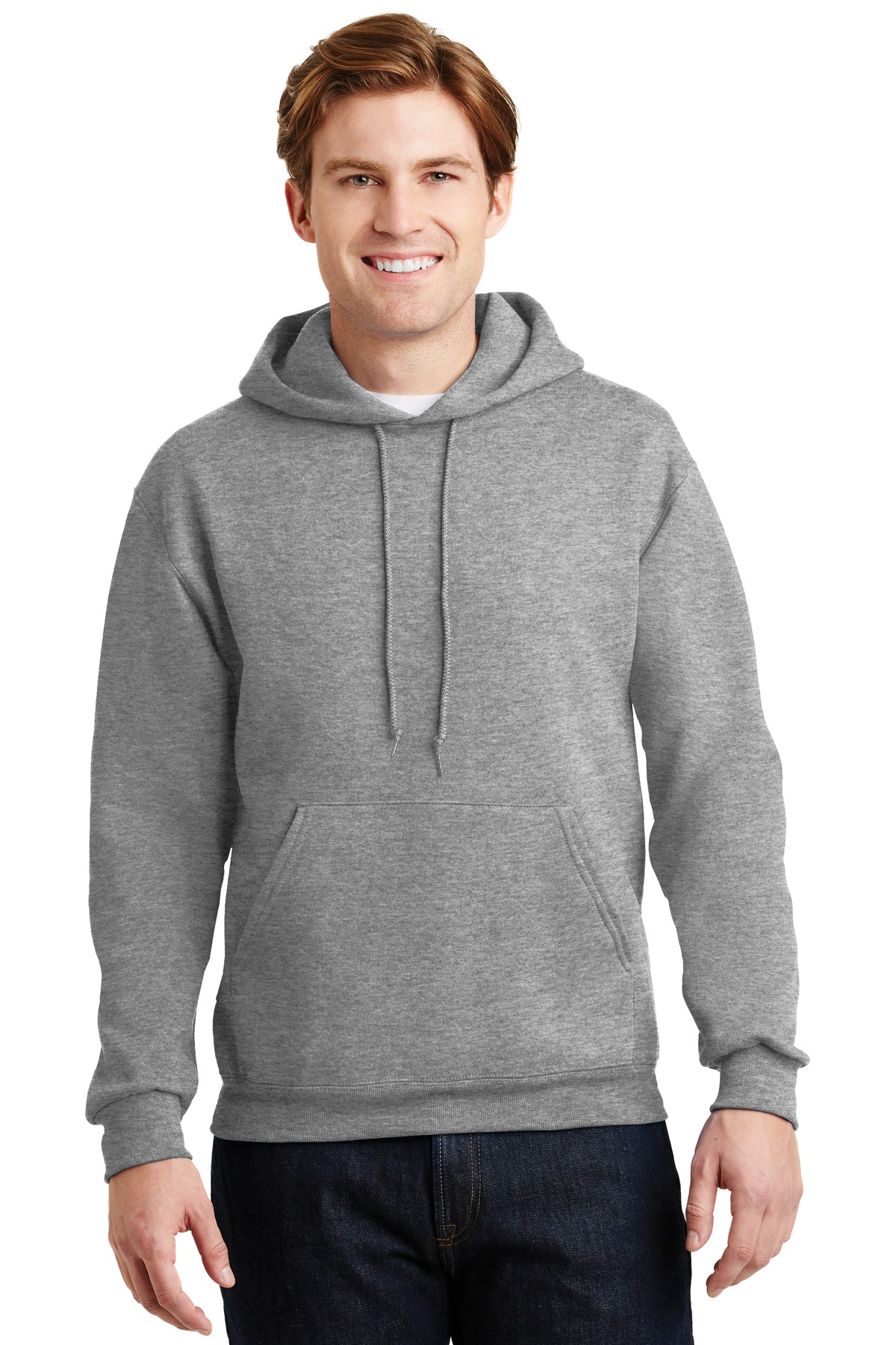 Jerzees Super Sweats NuBlend – Pullover Hooded Sweatshirt.  4997M