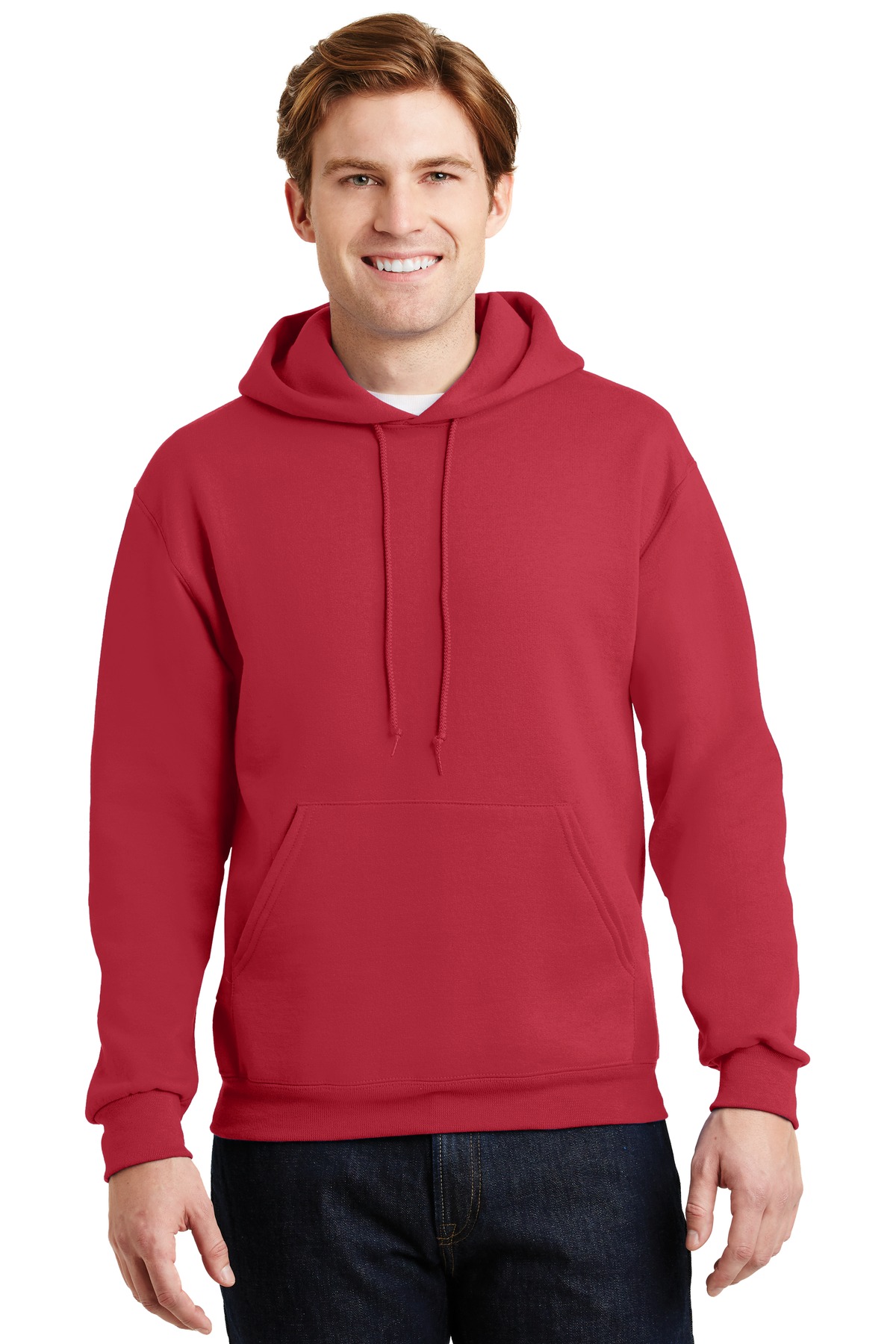 Jerzees Super Sweats NuBlend – Pullover Hooded Sweatshirt.  4997M