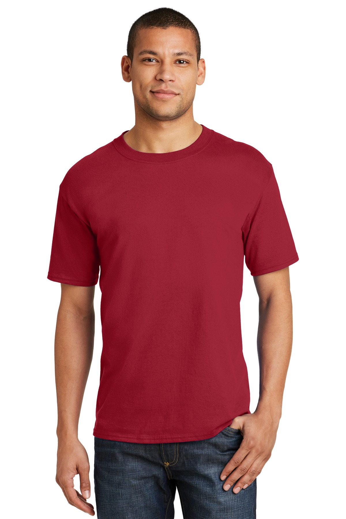 Hanes Beefy-T – 100% Cotton T-Shirt. 5180