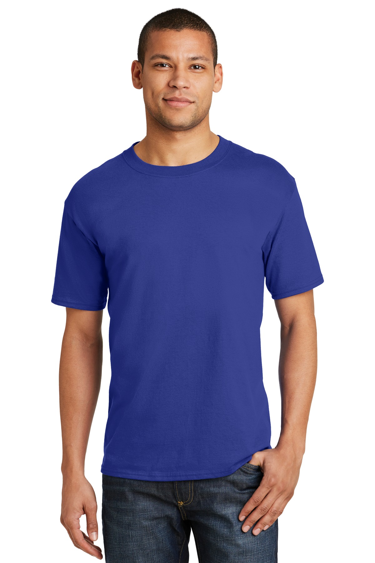 Hanes Beefy-T – 100% Cotton T-Shirt. 5180