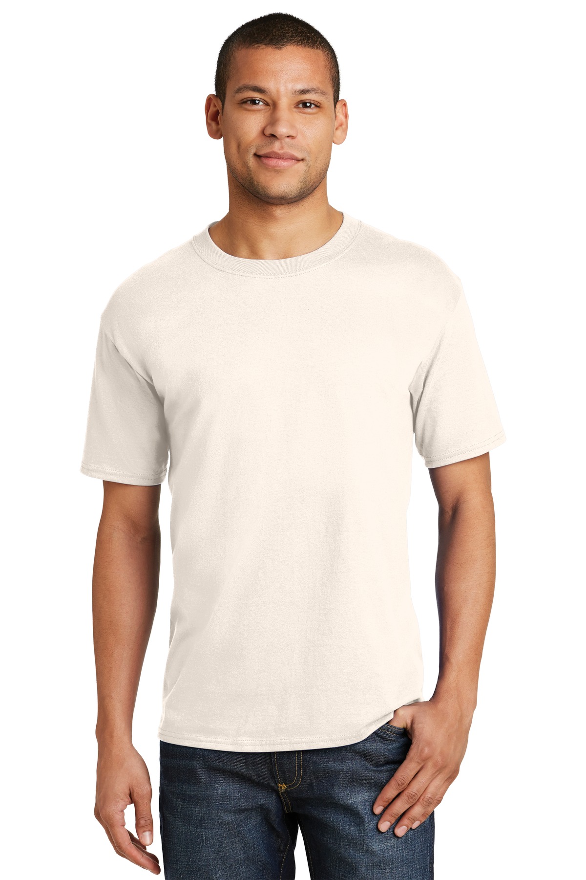 Hanes Beefy-T – 100% Cotton T-Shirt. 5180