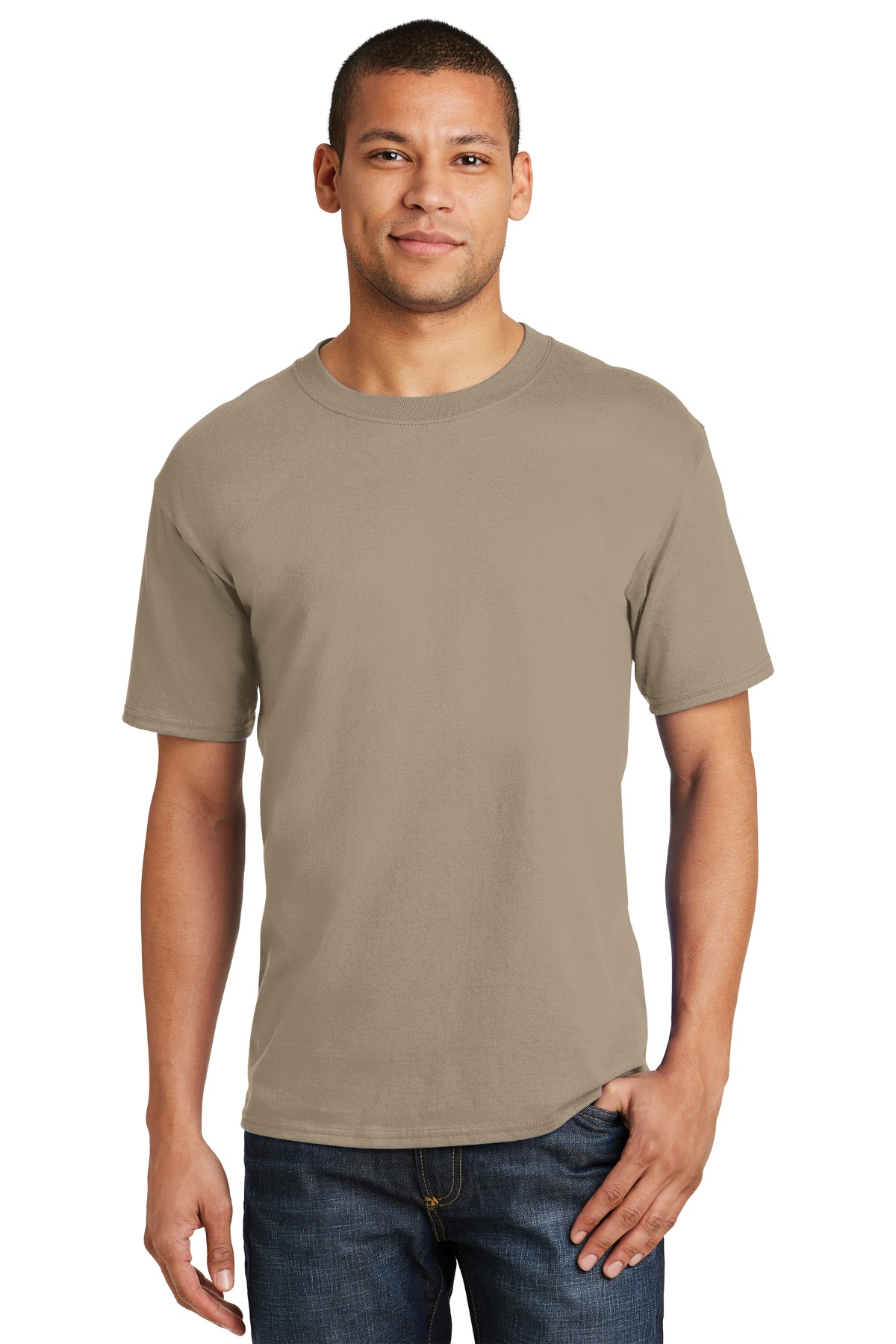Hanes Beefy-T – 100% Cotton T-Shirt. 5180