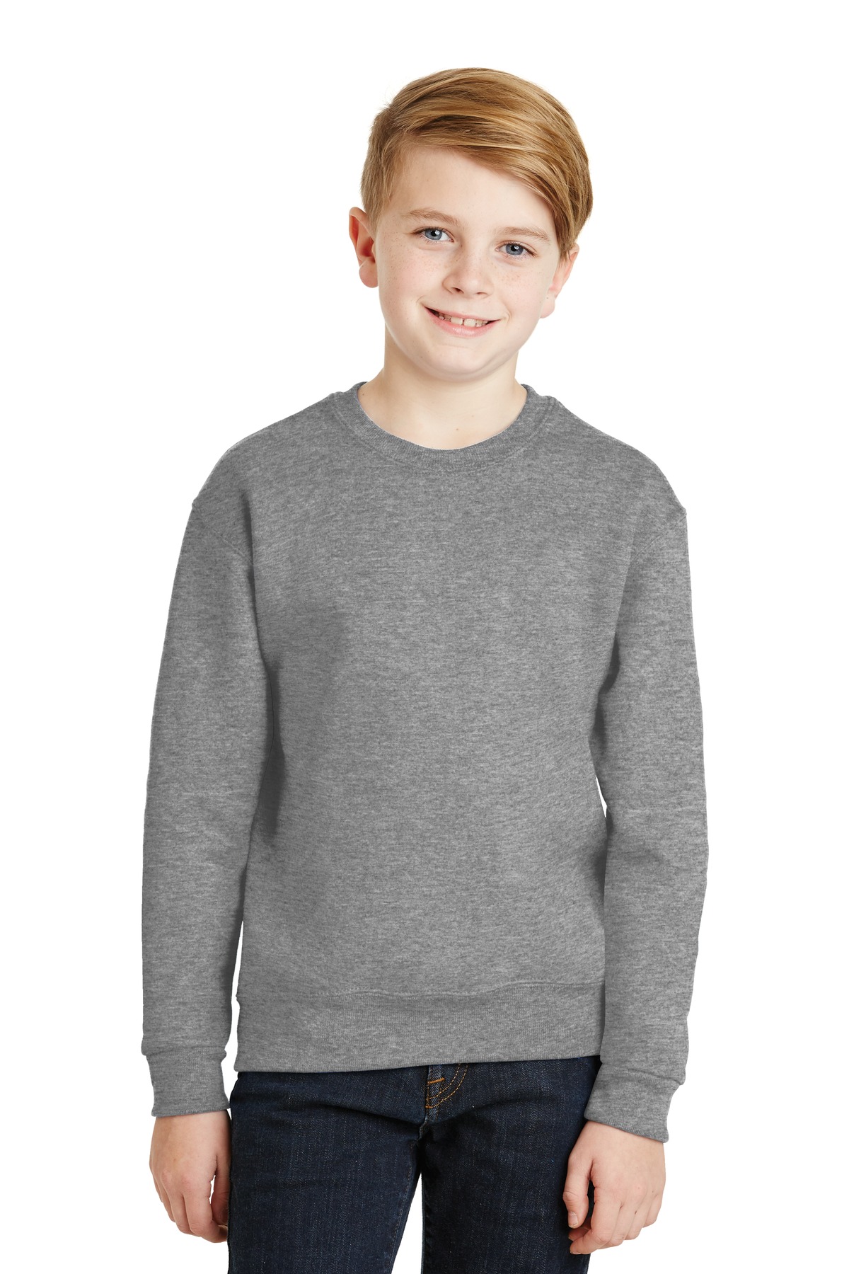 Jerzees – Youth NuBlend Crewneck Sweatshirt.  562B