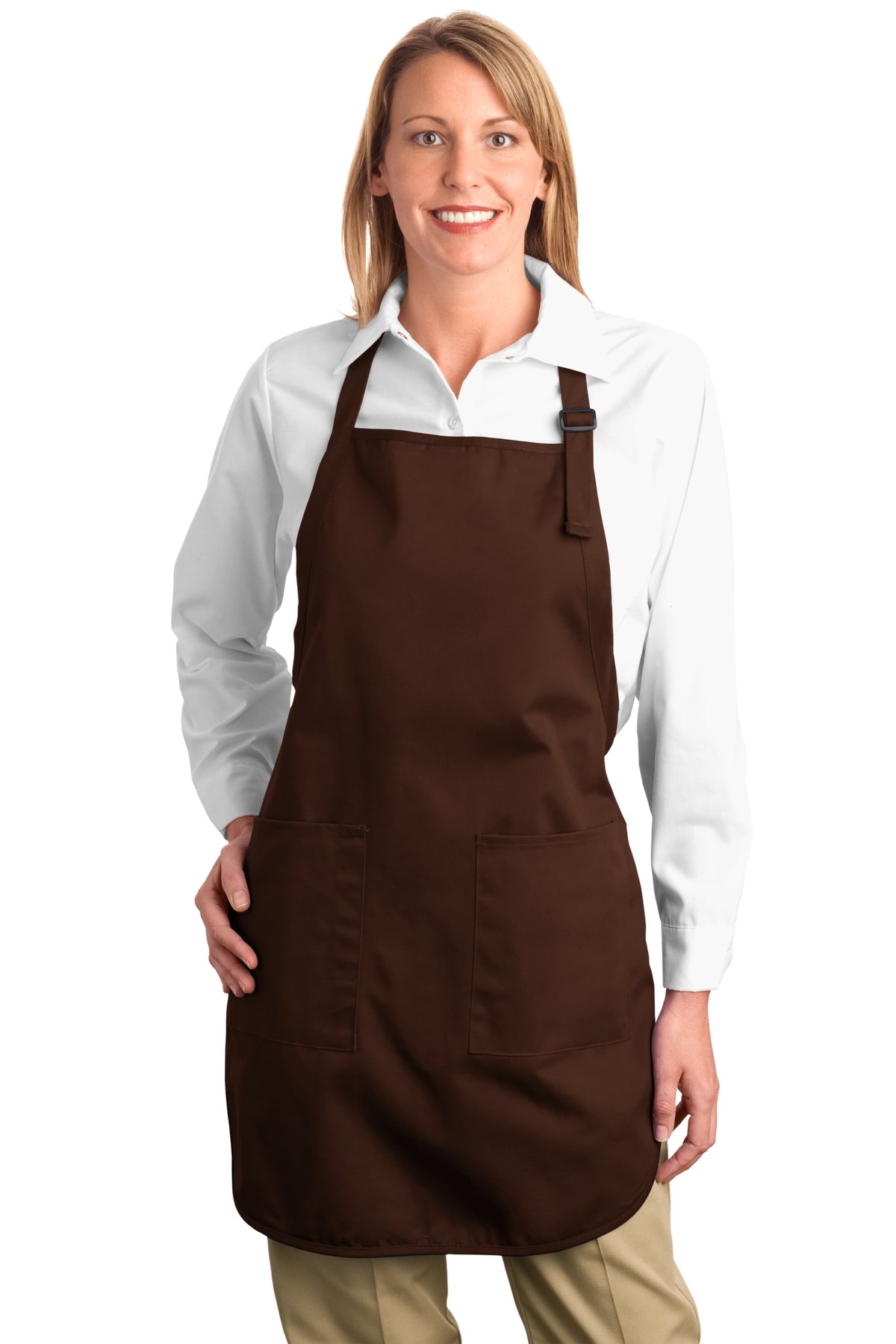 Port Authority Full-Length Apron with Pockets.  A500