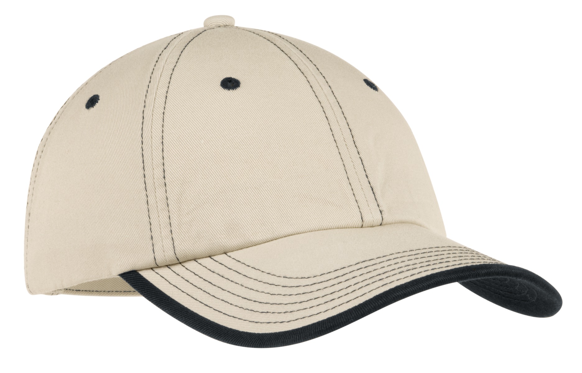 Port Authority Vintage Washed Contrast Stitch Cap.  C835