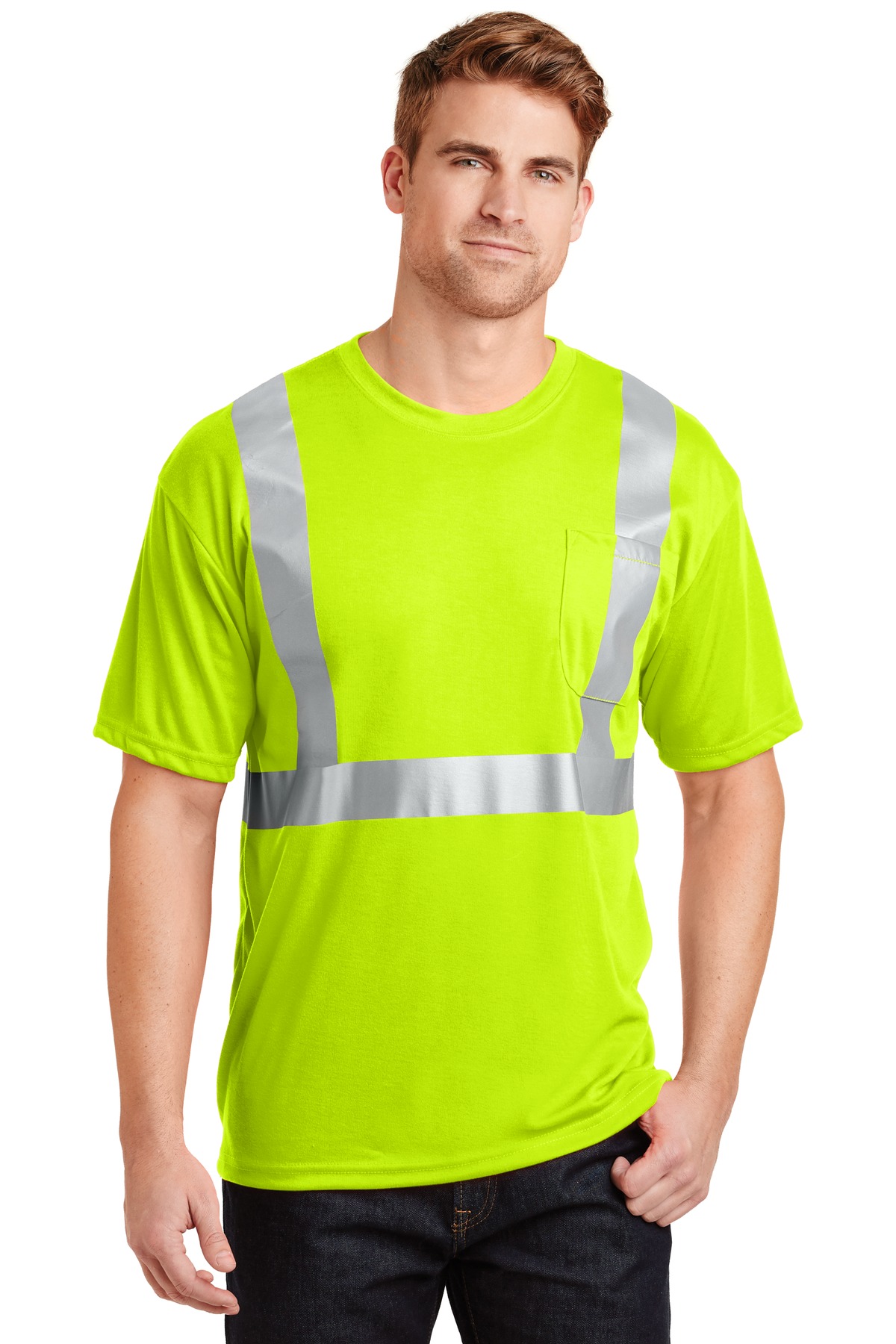 CornerStone – ANSI 107 Class 2 Safety T-Shirt.  CS401