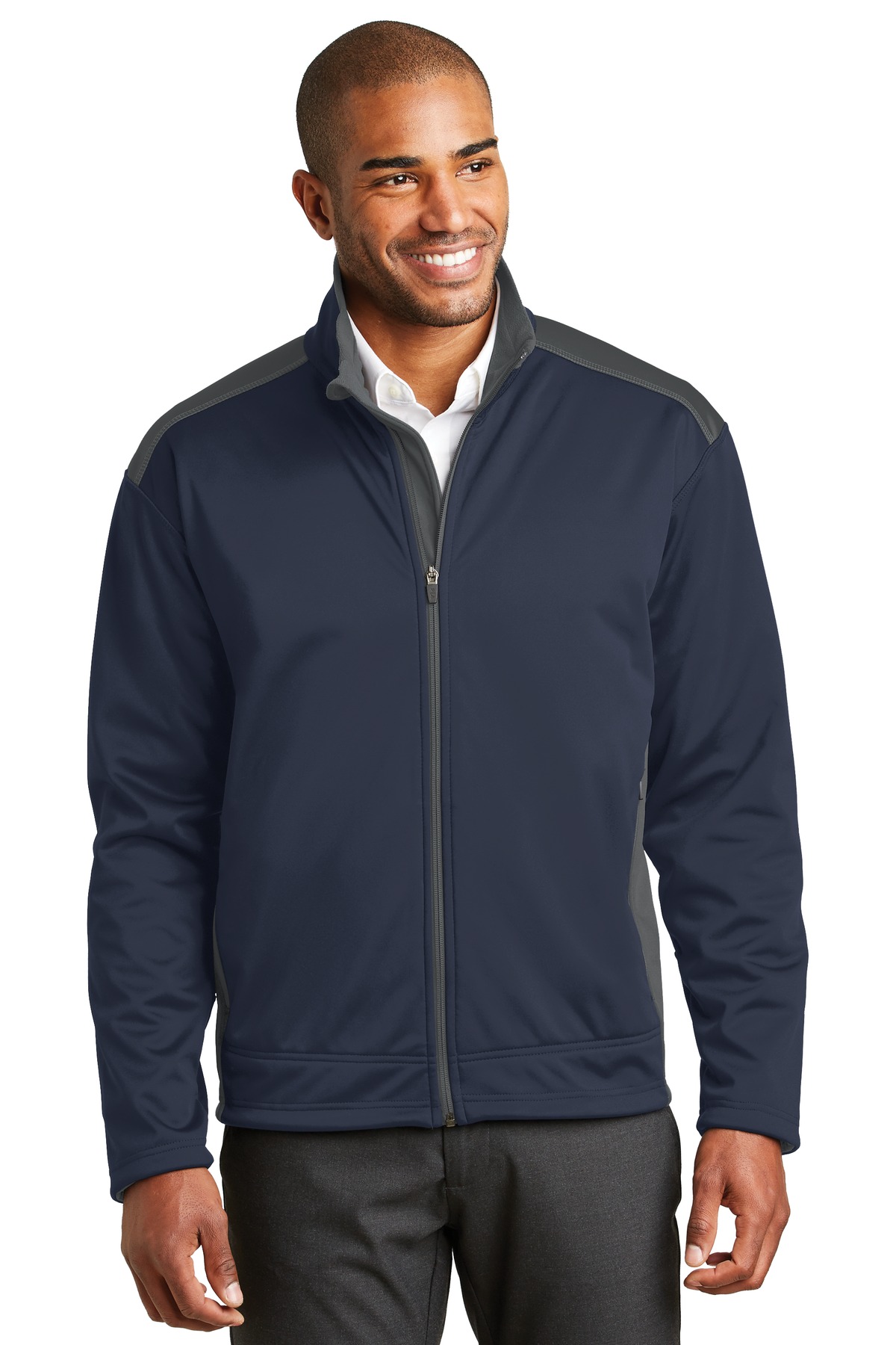 DISCONTINUED Port Authority Two-Tone Soft Shell Jacket.  J794