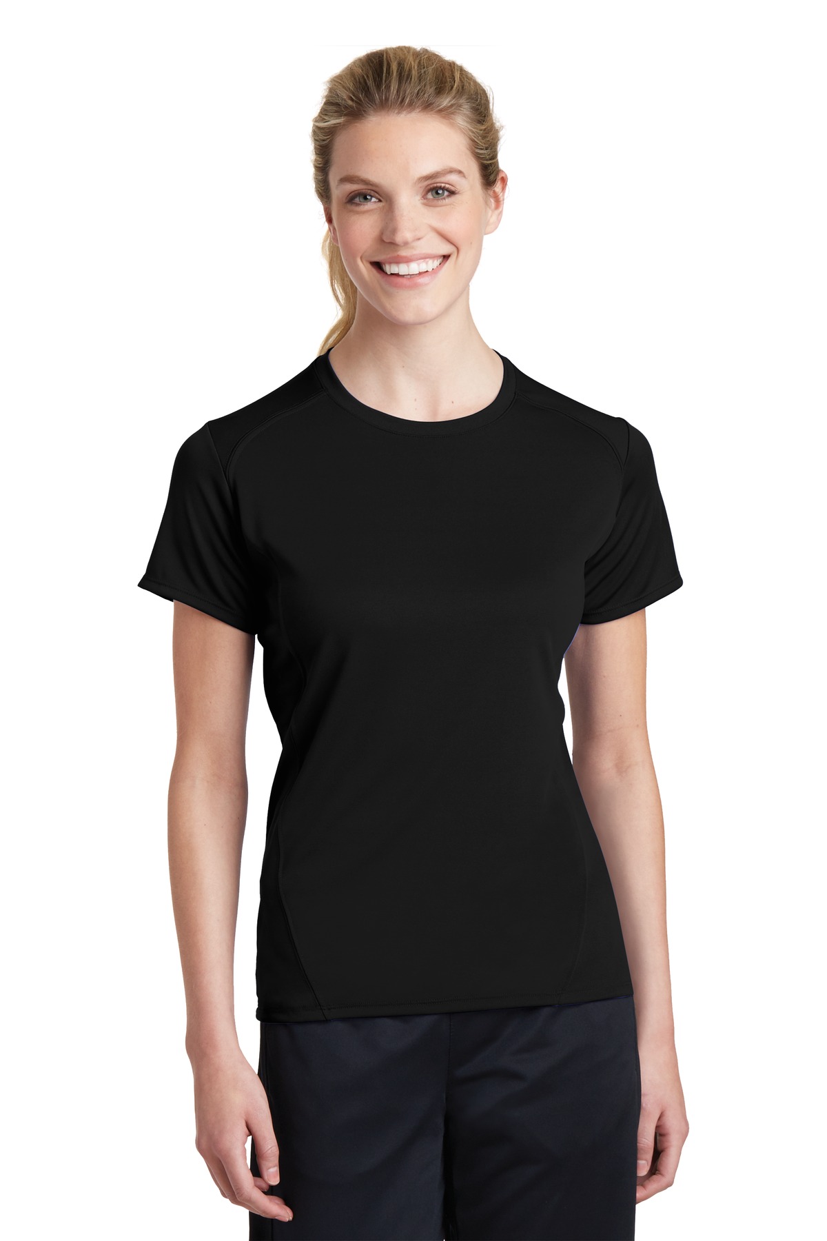 DISCONTINUED Sport-Tek Ladies Dry Zone Raglan Accent T-Shirt. L473