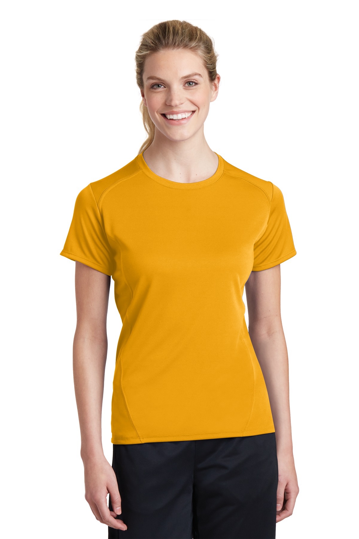 DISCONTINUED Sport-Tek Ladies Dry Zone Raglan Accent T-Shirt. L473