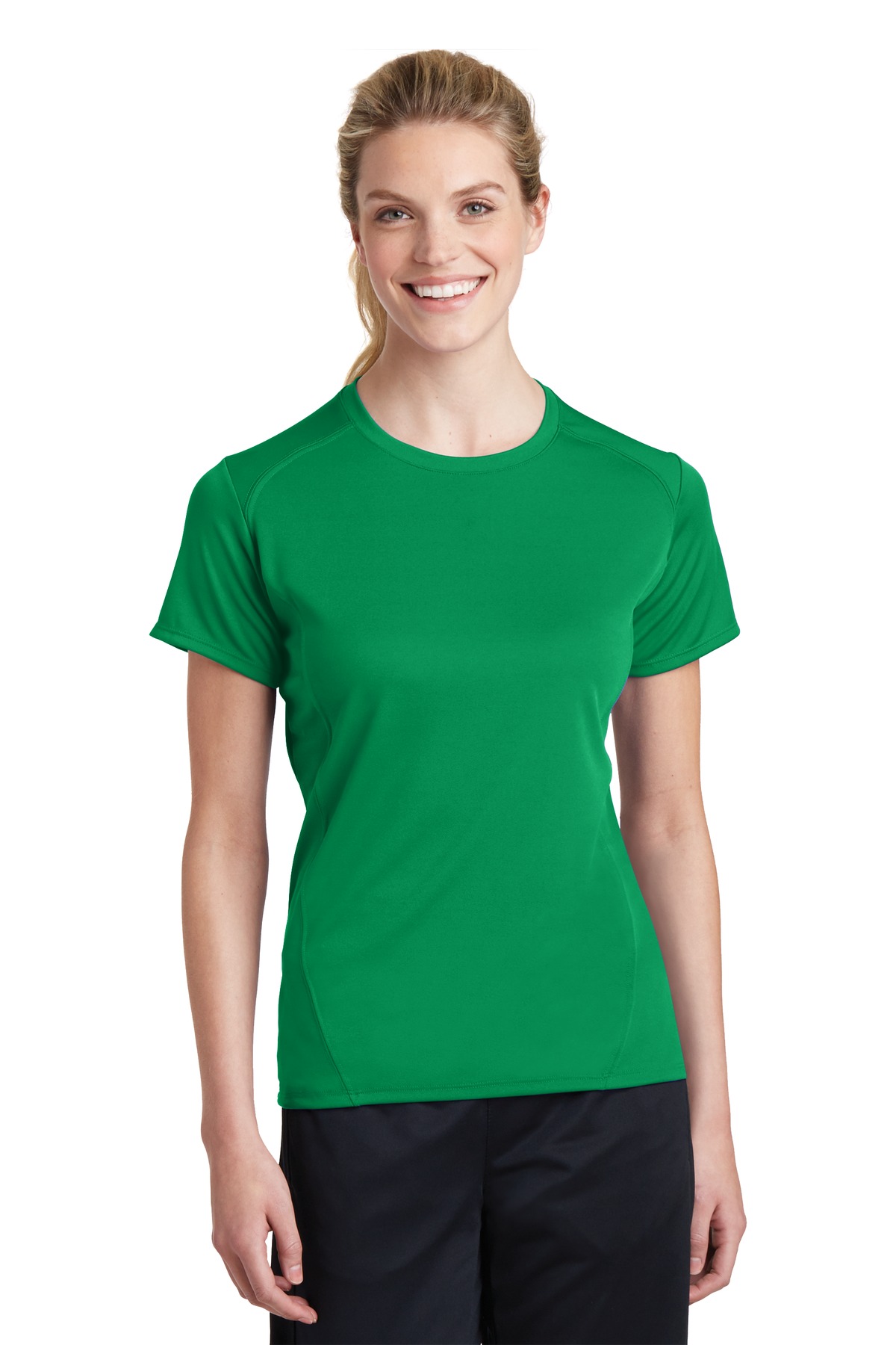 DISCONTINUED Sport-Tek Ladies Dry Zone Raglan Accent T-Shirt. L473