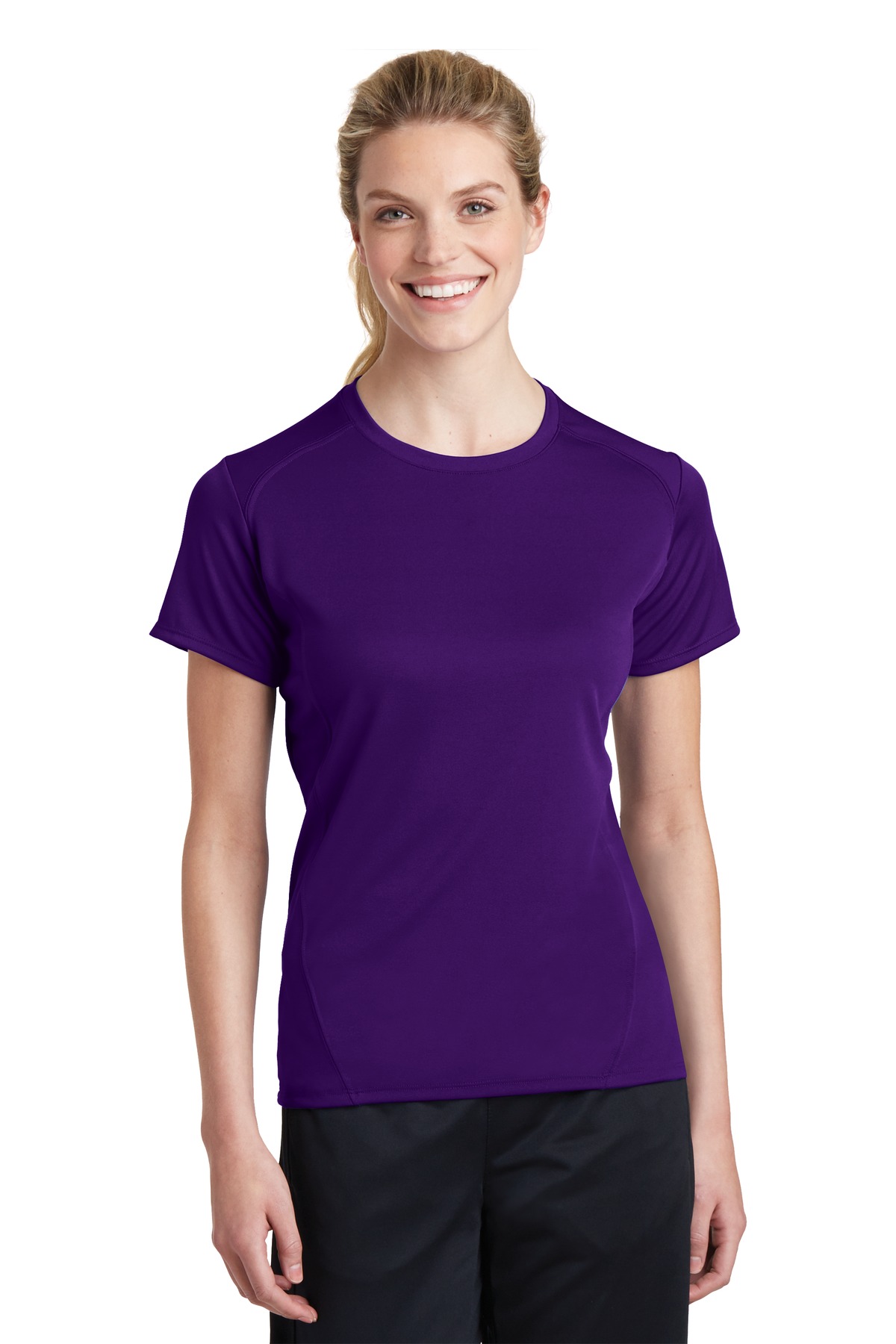 DISCONTINUED Sport-Tek Ladies Dry Zone Raglan Accent T-Shirt. L473