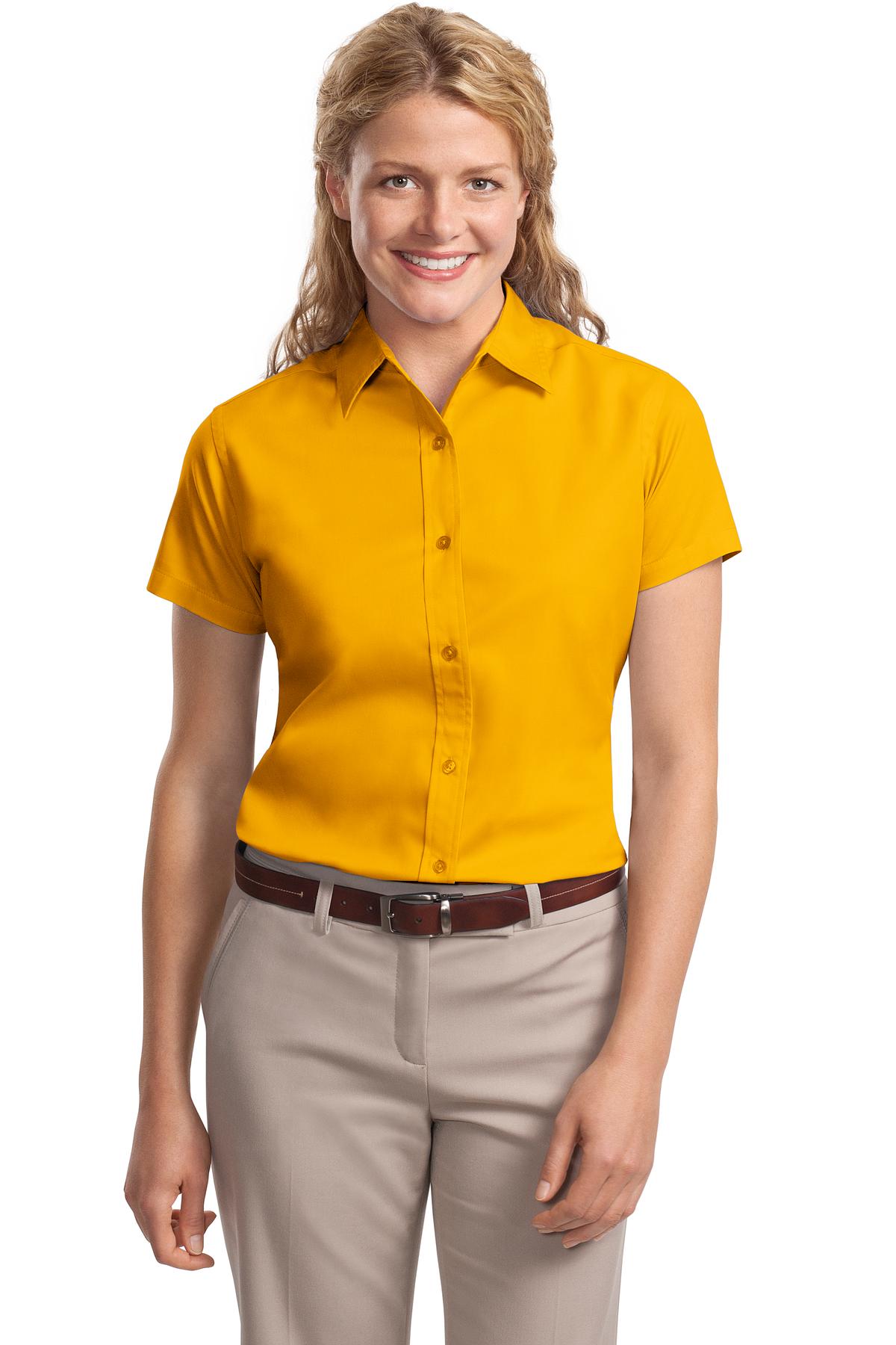Port Authority Ladies Short Sleeve Easy Care Shirt. L508