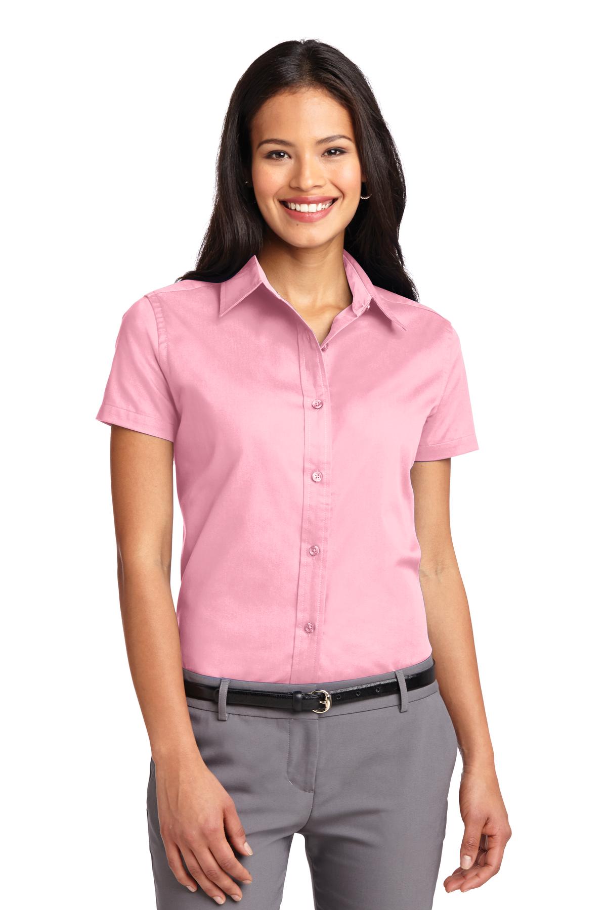 Port Authority Ladies Short Sleeve Easy Care Shirt. L508