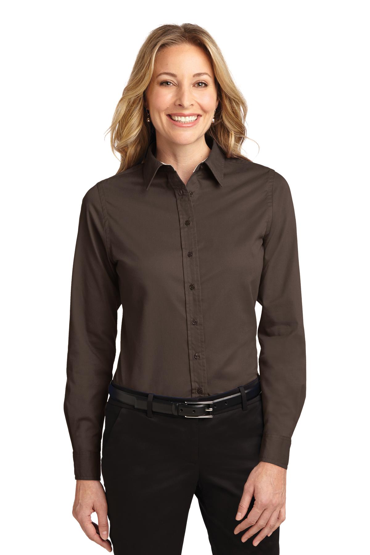 Port Authority Ladies Long Sleeve Easy Care Shirt. L608