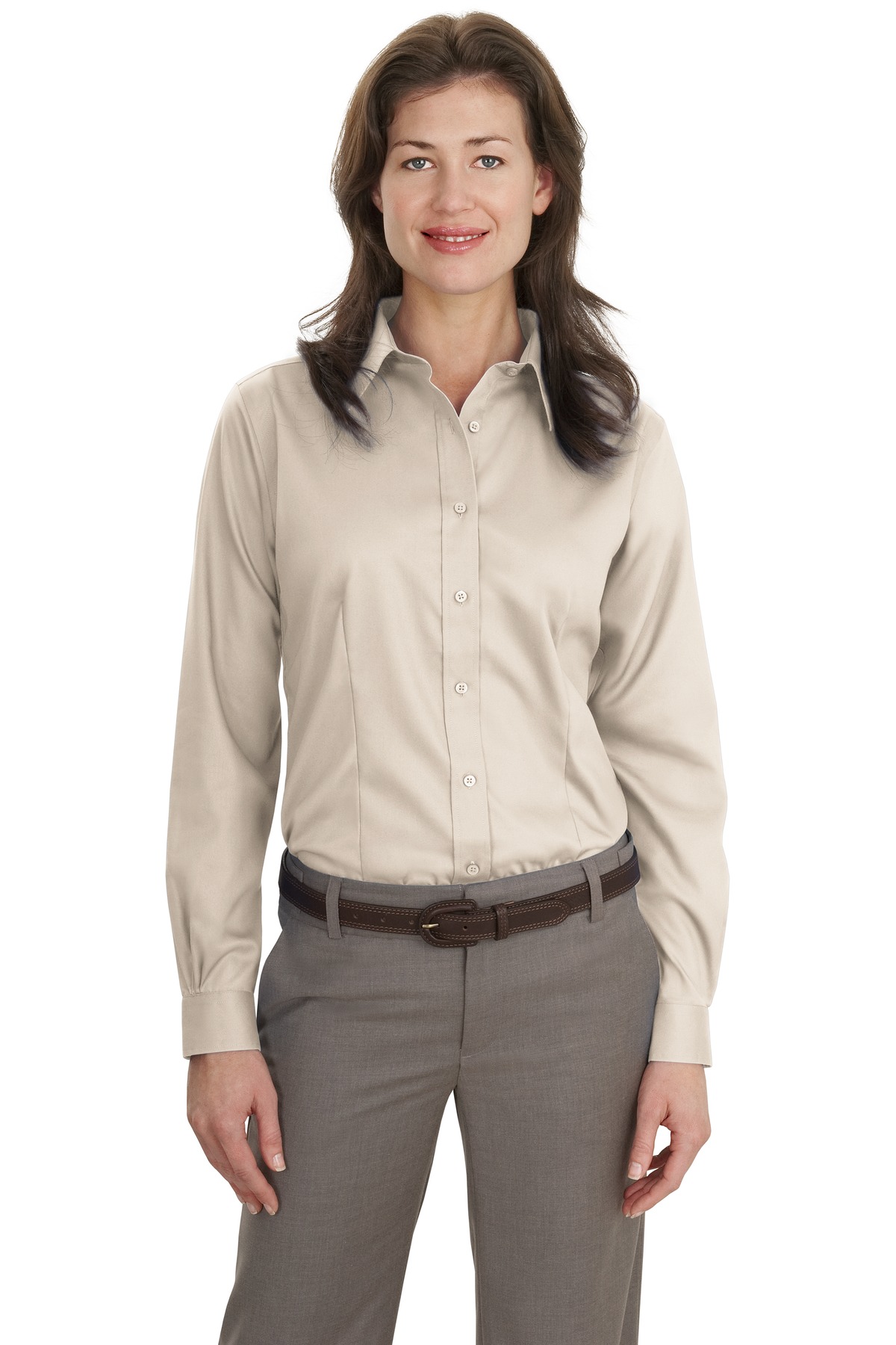 Port Authority Ladies Non-Iron Twill Shirt.  L638