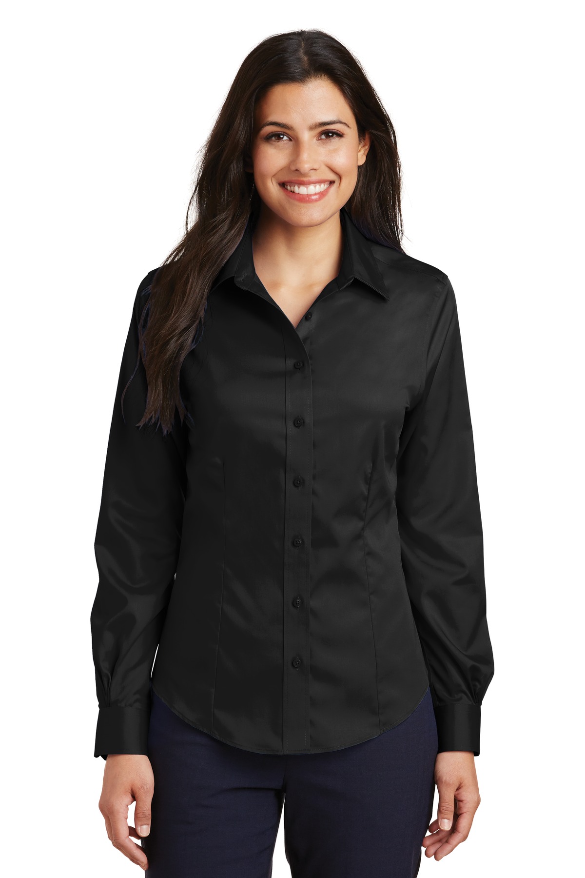 Port Authority Ladies Non-Iron Twill Shirt.  L638