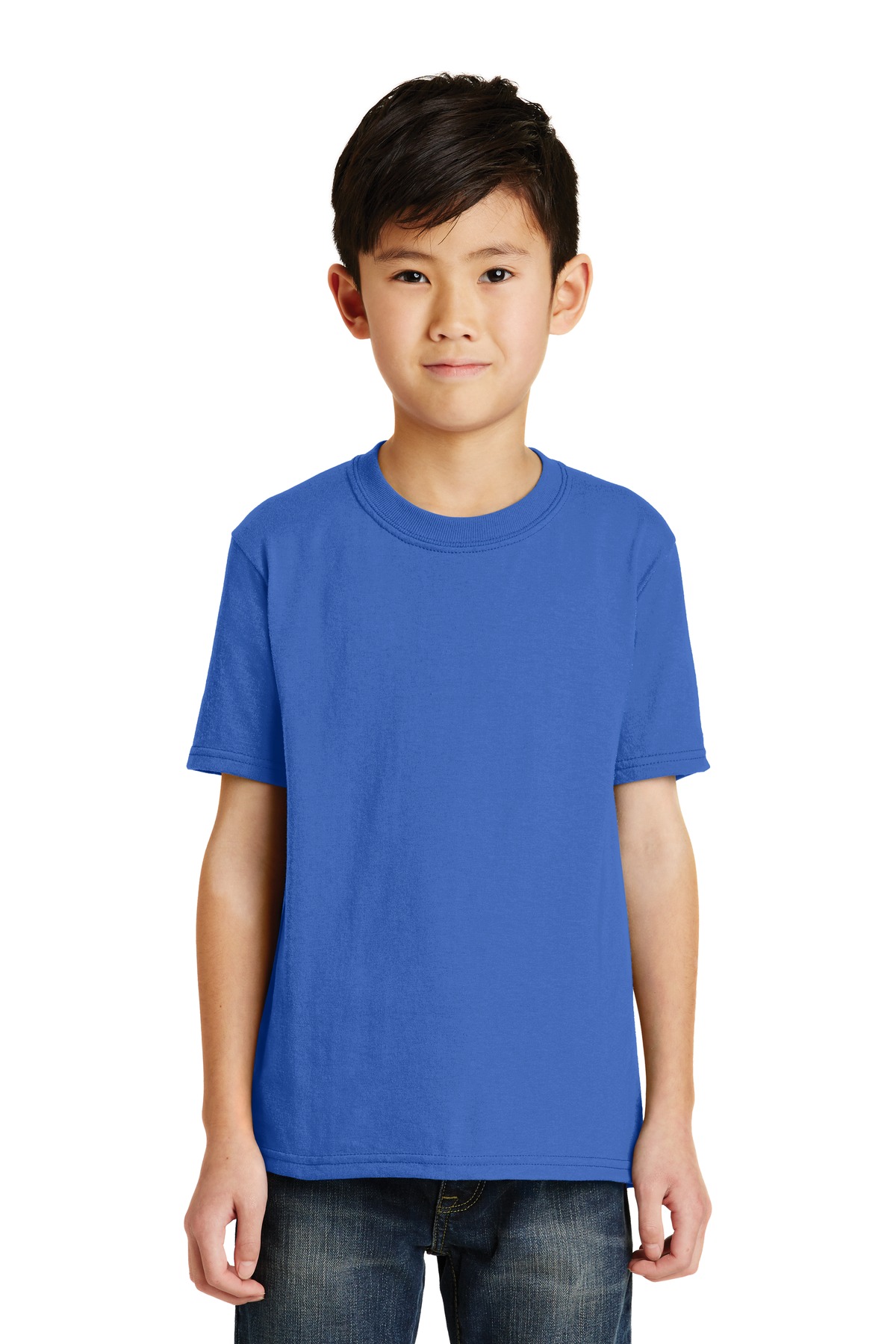 Port & Company – Youth Core Blend Tee.  PC55Y