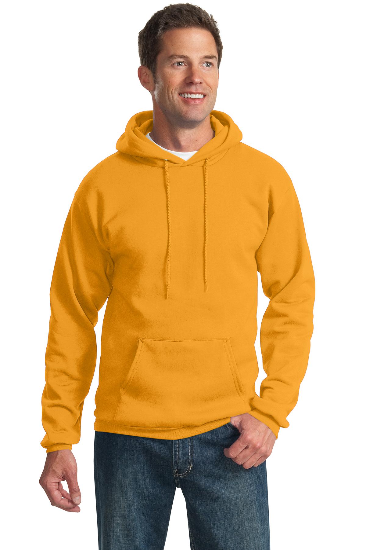 Port & Company –  Essential Fleece Pullover Hooded Sweatshirt.  PC90H