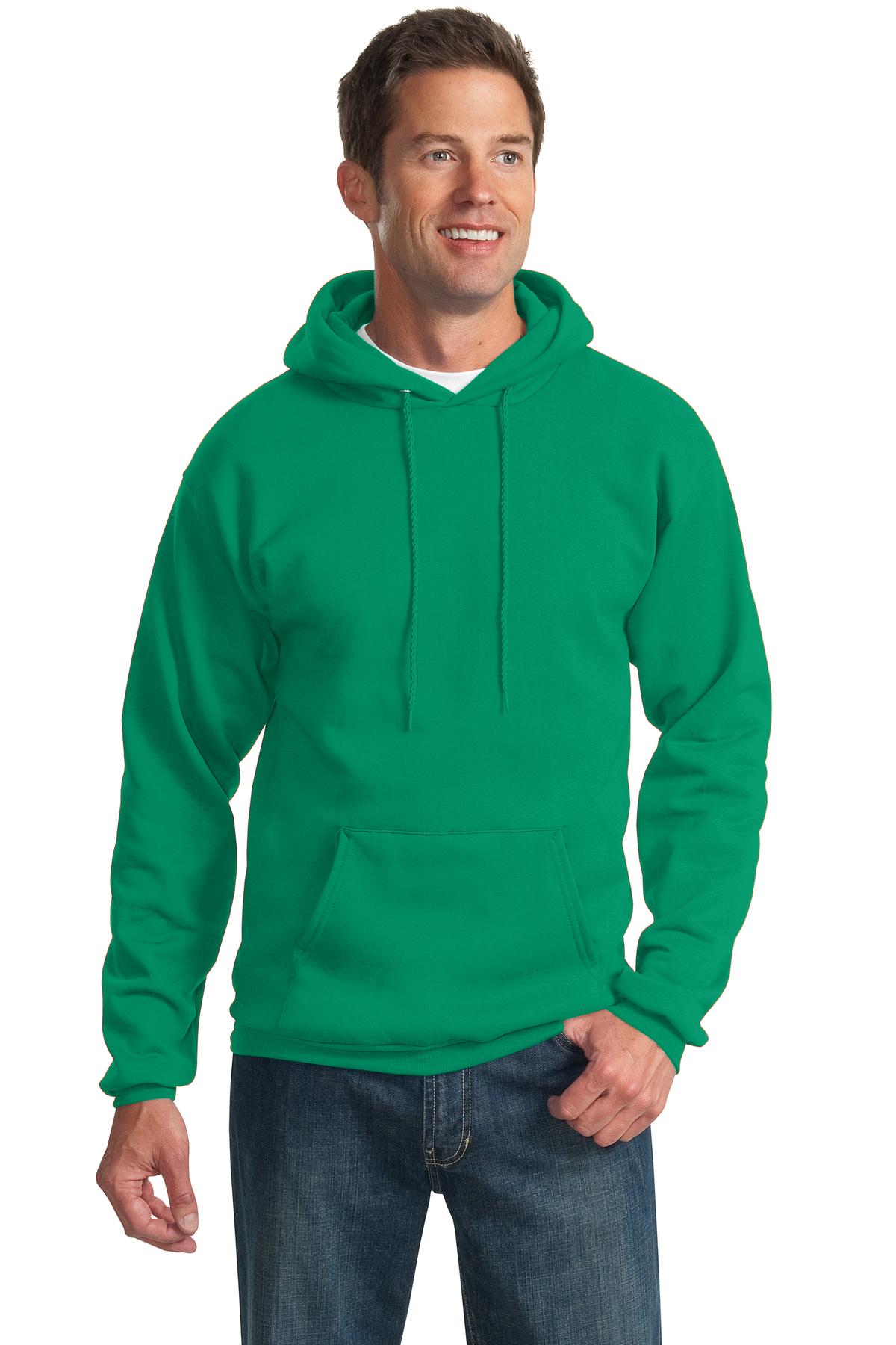 Port & Company –  Essential Fleece Pullover Hooded Sweatshirt.  PC90H