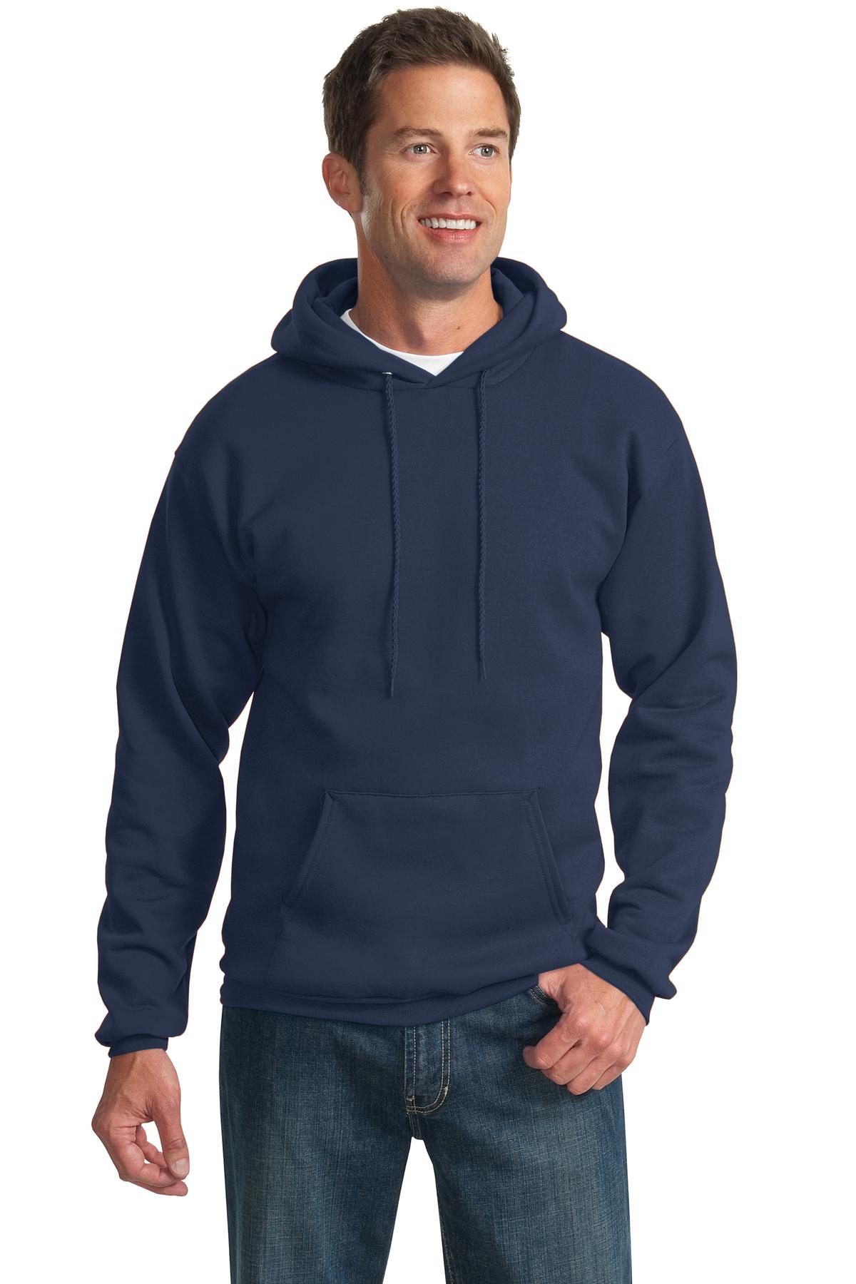 Port & Company –  Essential Fleece Pullover Hooded Sweatshirt.  PC90H