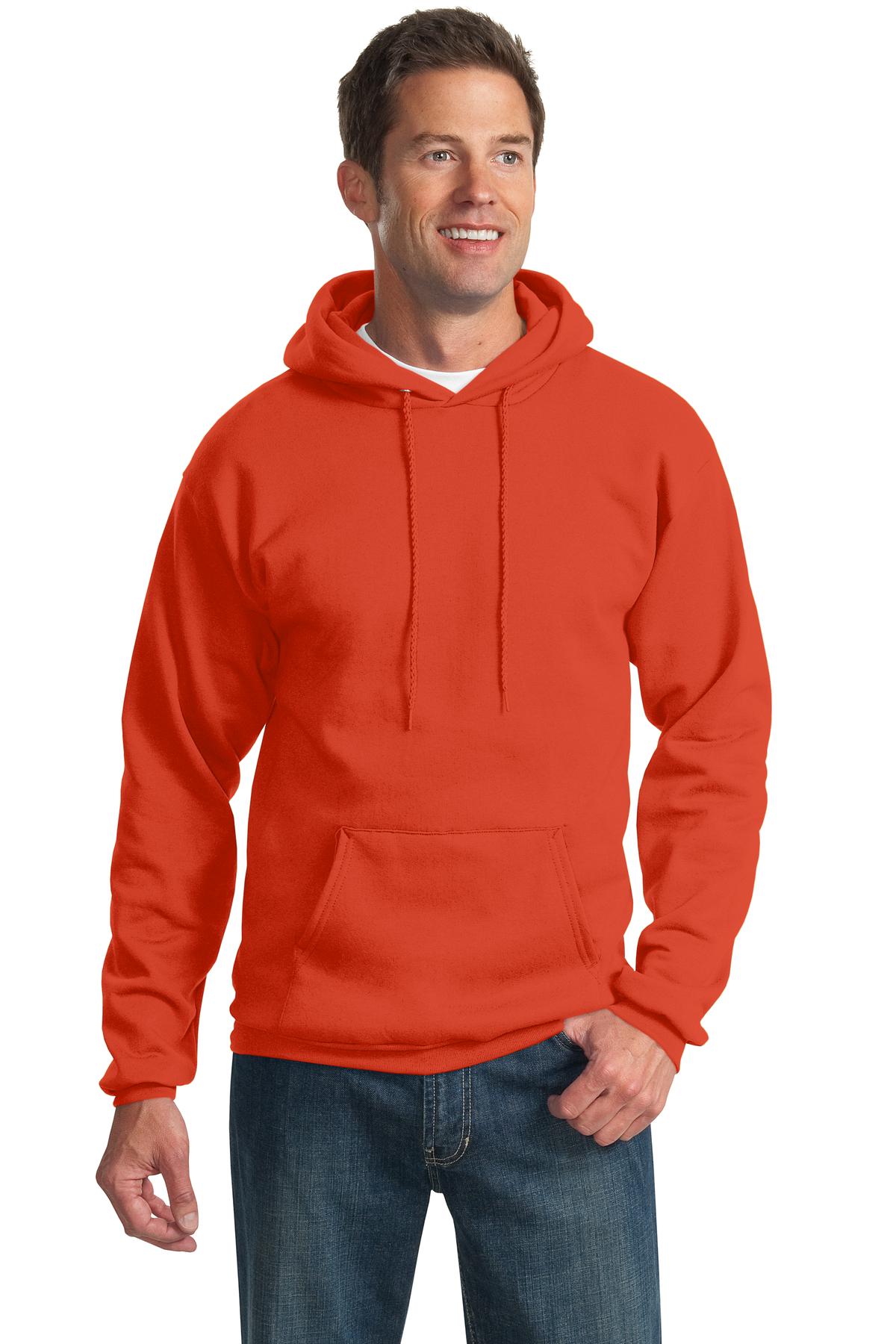 Port & Company –  Essential Fleece Pullover Hooded Sweatshirt.  PC90H