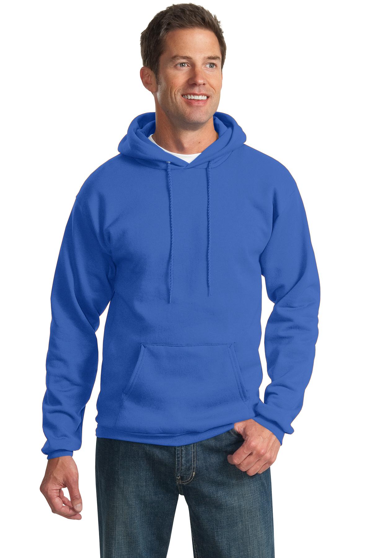 Port & Company –  Essential Fleece Pullover Hooded Sweatshirt.  PC90H