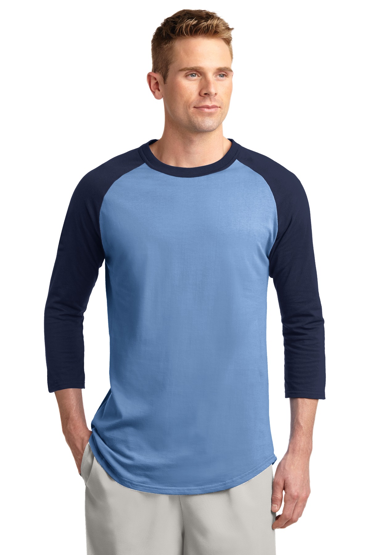 Sport-Tek Colorblock Raglan Jersey. T200