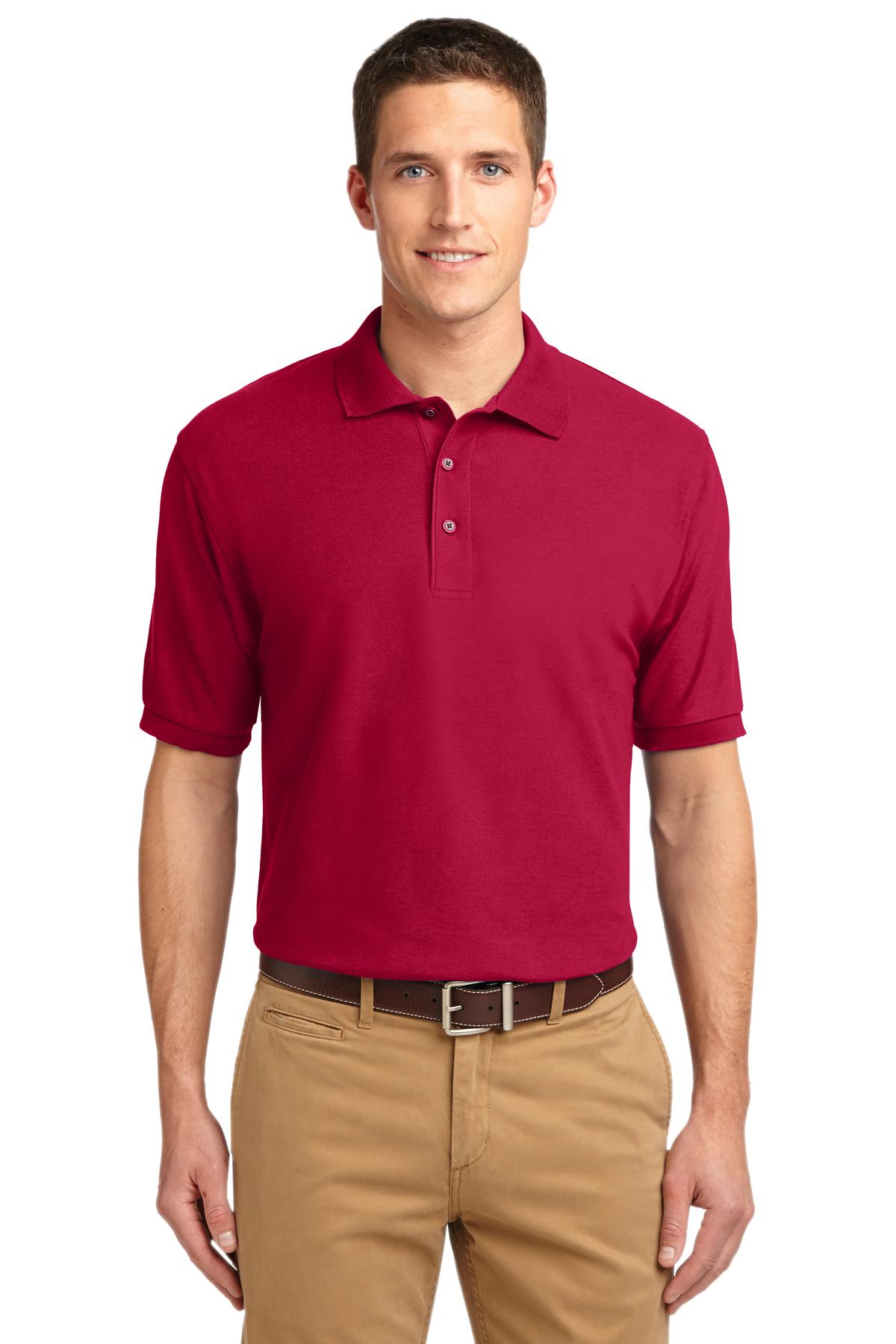 Port Authority Tall Silk Touch Polo.  TLK500