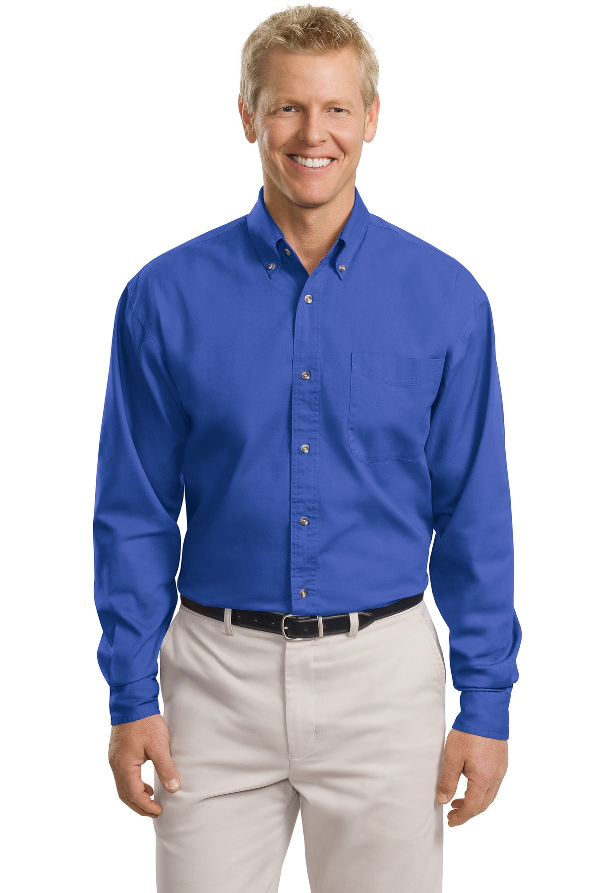 Port Authority Tall Long Sleeve Twill Shirt.  TLS600T