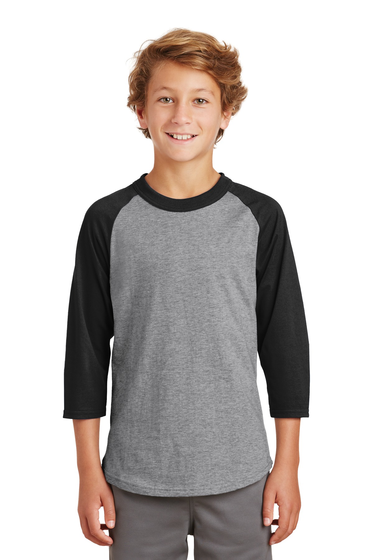 Sport-Tek Youth Colorblock Raglan Jersey.  YT200